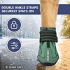 image:imageSpark Paws 365 Dog Shoes  AllSeason Boots for Winter Snow amp Hot Pavement365 Green