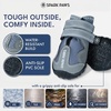 image:imageSpark Paws 365 Dog Shoes  AllSeason Boots for Winter Snow amp Hot Pavement365 Grey