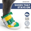 image:imageSpark Paws 365 Dog Shoes  AllSeason Boots for Winter Snow amp Hot PavementGreen Yellow
