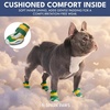 image:imageSpark Paws 365 Dog Shoes  AllSeason Boots for Winter Snow amp Hot PavementGreen Yellow