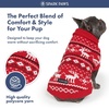 image:imageSpark Paws Christmas Knit Dog Sweater  Ultra Soft Warm Winter Dog SweaterDasher Red