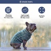 image:imageSpark Paws Christmas Knit Dog Sweater  Ultra Soft Warm Winter Dog SweaterPine Green Cableknit