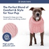 image:imageSpark Paws Christmas Knit Dog Sweater  Ultra Soft Warm Winter Dog SweaterPink Cableknit