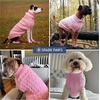 image:imageSpark Paws Christmas Knit Dog Sweater  Ultra Soft Warm Winter Dog SweaterPink Cableknit