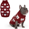 image:imageSpark Paws Christmas Knit Dog Sweater  Ultra Soft Warm Winter Dog SweaterPolar Bear