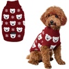 image:imageSpark Paws Christmas Knit Dog Sweater  Ultra Soft Warm Winter Dog SweaterPolar Bear