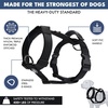 image:imageSpark Paws Comfort Control No Pull Dog Harness  Heavy Duty Front ClipBlack