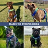 image:imageSpark Paws Comfort Control No Pull Dog Harness  Heavy Duty Front ClipLime Wave