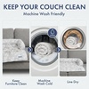 image:imageSpark Paws Cooling Couch Cover Dog Bed Furniture Protector MatCloud Grey