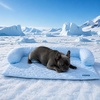 image:imageSpark Paws Cooling Couch Cover Dog Bed Furniture Protector MatHearts Blue