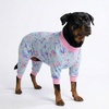 image:imageSpark Paws Dog Pajamas  Stretch Onesie Recovery Full Leg Surgery Suit PJSButterfly Dreams