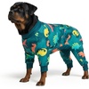 image:imageSpark Paws Dog Pajamas  Stretch Onesie Recovery Full Leg Surgery Suit PJSDinosaurs