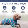 image:imageSpark Paws Dog Pajamas  Stretch Onesie Recovery Full Leg Surgery Suit PJSDinosaurs