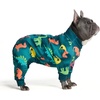 image:imageSpark Paws Dog Pajamas  Stretch Onesie Recovery Full Leg Surgery Suit PJSDinosaurs