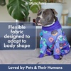 image:imageSpark Paws Dog Pajamas  Stretch Onesie Recovery Full Leg Surgery Suit PJSDonuts