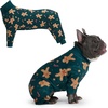image:imageSpark Paws Dog Pajamas  Stretch Onesie Recovery Full Leg Surgery Suit PJSGingerbread Man