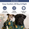 image:imageSpark Paws Dog Pajamas  Stretch Onesie Recovery Full Leg Surgery Suit PJSGingerbread Man