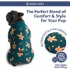 image:imageSpark Paws Dog Pajamas  Stretch Onesie Recovery Full Leg Surgery Suit PJSGingerbread Man