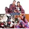 image:imageSpark Paws Dog Pajamas  Stretch Onesie Recovery Full Leg Surgery Suit PJSGreen and Red Plaid