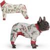 image:imageSpark Paws Dog Pajamas  Stretch Onesie Recovery Full Leg Surgery Suit PJSMistletoe