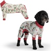 image:imageSpark Paws Dog Pajamas  Stretch Onesie Recovery Full Leg Surgery Suit PJSMistletoe