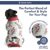 image:imageSpark Paws Dog Pajamas  Stretch Onesie Recovery Full Leg Surgery Suit PJSMistletoe