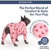 image:imageSpark Paws Dog Pajamas  Stretch Onesie Recovery Full Leg Surgery Suit PJSPink Hearts