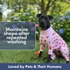 image:imageSpark Paws Dog Pajamas  Stretch Onesie Recovery Full Leg Surgery Suit PJSPink Hearts