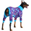 image:imageSpark Paws Dog Pajamas  Stretch Onesie Recovery Full Leg Surgery Suit PJSPlanets