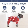 image:imageSpark Paws Dog Pajamas  Stretch Onesie Recovery Full Leg Surgery Suit PJSPolar Bear