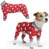 image:imageSpark Paws Dog Pajamas  Stretch Onesie Recovery Full Leg Surgery Suit PJSPolar Bear