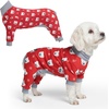 image:imageSpark Paws Dog Pajamas  Stretch Onesie Recovery Full Leg Surgery Suit PJSPolar Bear