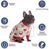 image:imageSpark Paws Dog Pajamas  Stretch Onesie Recovery Full Leg Surgery Suit PJSSanta and Rudolph