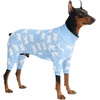 image:imageSpark Paws Dog Pajamas  Stretch Onesie Recovery Full Leg Surgery Suit PJSSnowy Polar Bear