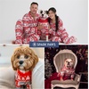image:imageSpark Paws Dog Pajamas  Stretch Onesie Recovery Full Leg Surgery Suit PJSWinter Wonderland