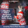 image:imageSpark Paws Dog Pajamas  Stretch Onesie Recovery Full Leg Surgery Suit PJSWinter Wonderland