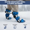 image:imageSpark Paws Dog Rainboots Waterproof Dog Shoes  Gray Camo Size 7Blue Camo