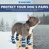 image:imageSpark Paws Dog Rainboots Waterproof Dog Shoes  Gray Camo Size 7Blue Camo