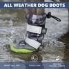 image:imageSpark Paws Dog Rainboots Waterproof Dog Shoes  Gray Camo Size 7Gray Camo