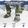 image:imageSpark Paws Dog Rainboots Waterproof Dog Shoes  Gray Camo Size 7Green