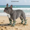 image:imageSpark Paws Dog Rainboots Waterproof Dog Shoes  Gray Camo Size 7Green