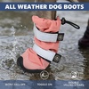 image:imageSpark Paws Dog Rainboots Waterproof Dog Shoes  Gray Camo Size 7Pink