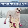 image:imageSpark Paws Dog Rainboots Waterproof Dog Shoes  Gray Camo Size 7Pink Camo