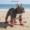 image:imageSpark Paws Dog Rainboots Waterproof Dog Shoes  Gray Camo Size 7Red