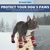 image:imageSpark Paws Dog Rainboots Waterproof Dog Shoes  Gray Camo Size 7Red