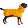 image:imageSpark Paws Dog Raincoat  Waterproof Rain Jacket wHood Full Coverage01  Mustard Yellow