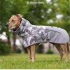 image:imageSpark Paws Dog Raincoat  Waterproof Rain Jacket wHood Full CoverageCamo Grey
