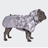 image:imageSpark Paws Dog Raincoat  Waterproof Rain Jacket wHood Full CoverageCamo Grey
