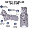 image:imageSpark Paws Dog Raincoat  Waterproof Rain Jacket wHood Full CoverageCamo Grey
