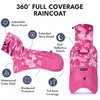image:imageSpark Paws Dog Raincoat  Waterproof Rain Jacket wHood Full CoverageCamo Pink